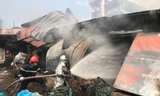 Hà Nội: Cháy lớn tại dãy cửa hàng kinh doanh, nhiều tài sản bị thiêu rụi