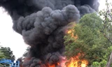 Hiện trường vụ cháy.