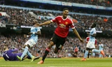 Khoảnh khắc bùng nổ của Rashford. Ảnh: Reuters.