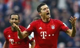 Lewandowski ghi bàn thứ 27 tại Bundesliga mùa này. Ảnh: Reuters.
