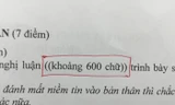 Khảo sát chất lượng THPT Hà Nội: Đề Văn sai 4 lỗi chính tả