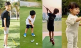 Hội hot kids nhà sao Việt chơi golf từ bé: "Thiên thần nhí" nào là tay golf nhỏ tuổi nhất?