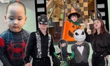 Halloween 2022: Con trai Đàm Vĩnh Hưng cosplay phù thủy, Harry - Hayden hóa Người nhện