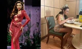 Khoảnh khắc đáng yêu của Hoa hậu Thùy Tiên: Năm châu bốn bể, dép tổ ong vẫn là chân ái!