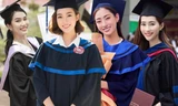 Lương Thùy Linh đẹp rạng ngời, Phương Anh gây sốt với tấm bằng siêu xịn ngày tốt nghiệp