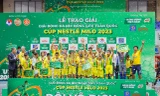 Nestlé MILO trao tặng 16 suất học bổng 'Có chí thì nên' tại giải bóng đá Nhi đồng (U11) toàn quốc