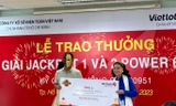 Gần 60 người chơi trúng Jackpot tiền tỷ của các sản phẩm xổ số tự chọn trong năm 2023