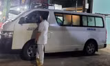 Xe chờ đưa thi thể nạn nhân
