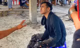 Diễn viên Thanh Bình bị vỡ sụn gối, chảy máu mắt trên phim trường