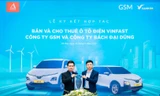Hãng taxi thuần điện đầu tiên tại Hà Tĩnh mua và thuê 300 ô tô điện VinFast từ GSM