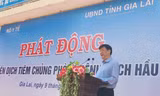 GS.TS Nguyễn Thanh Long, Quyền Bộ trưởng Bộ Y tế phát biểu tại lễ phát động