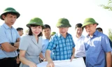 Chủ tịch UBND tỉnh Bắc Giang Lê Ánh Dương kiểm tra một số dự án tại huyện Lạng Giang