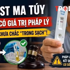 NÓNG 28/5: Vì sao tự test ma túy không có giá trị pháp lý?