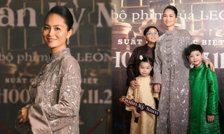 Khoảnh khắc đáng yêu của 3 nhóc tì nhà nữ diễn viên Đỗ Thị Hải Yến trên thảm đỏ 