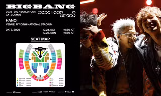 Sơ đồ, giá vé concert BIGBANG tại Hà Nội: "Khu lẩu" hơn 10 triệu, tiếc vì ít vé đứng