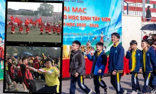 Ngày hội thể thao trường THCS Tây Sơn: Giữa kịch tính đầy ắp khoảnh khắc đáng yêu