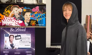 Fan tìm in-tư người vẽ graffiti mừng sinh nhật Martin CORTIS, nhiều dự án chất ngất