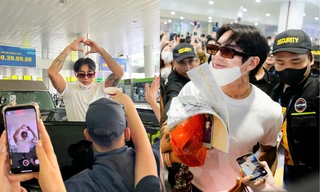 DPR IAN vừa đến Hà Nội đã được tặng 2 chiếc nón lá độc lạ, "thả thính" fan hết cỡ