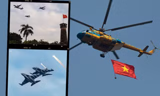 Những khoảnh khắc "tuyệt đối điện ảnh" trên bầu trời Hà Nội tại tổng duyệt A80