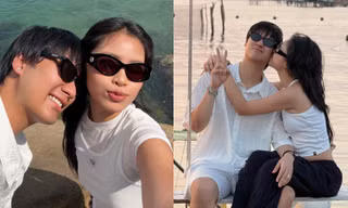 Cặp Anh trai - Em xinh đi tuần trăng mật sau 1 năm cưới khiến dân tình "mừng lây"