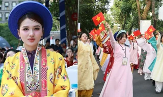 Hàng nghìn bạn trẻ đồng diễn Việt phục, lan tỏa niềm tự hào văn hóa Việt