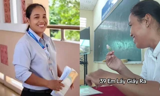 Cô giáo gây sốt bởi cách kiểm tra bài độc lạ, mỗi lần đến lớp là một cú "bẻ lái"