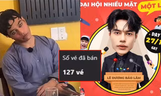 Mở fan meeting mà "tấu hài" như Dương Lâm: Khoe bán được hơn 100 vé, content "ê hề"
