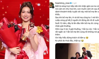 Động thái của Hòa Minzy trước tranh cãi "chiếm sóng" lễ trao giải Mai Vàng