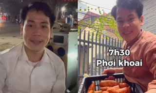 Danh tính Gen Z ngày làm công sở, tối bán khoai nướng vỉa hè đang gây sốt