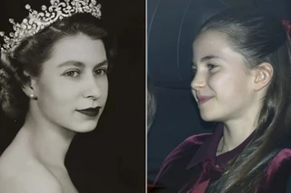 Công chúa Charlotte có góc mặt nghiêng gợi nhớ Nữ hoàng Elizabeth II thời trẻ