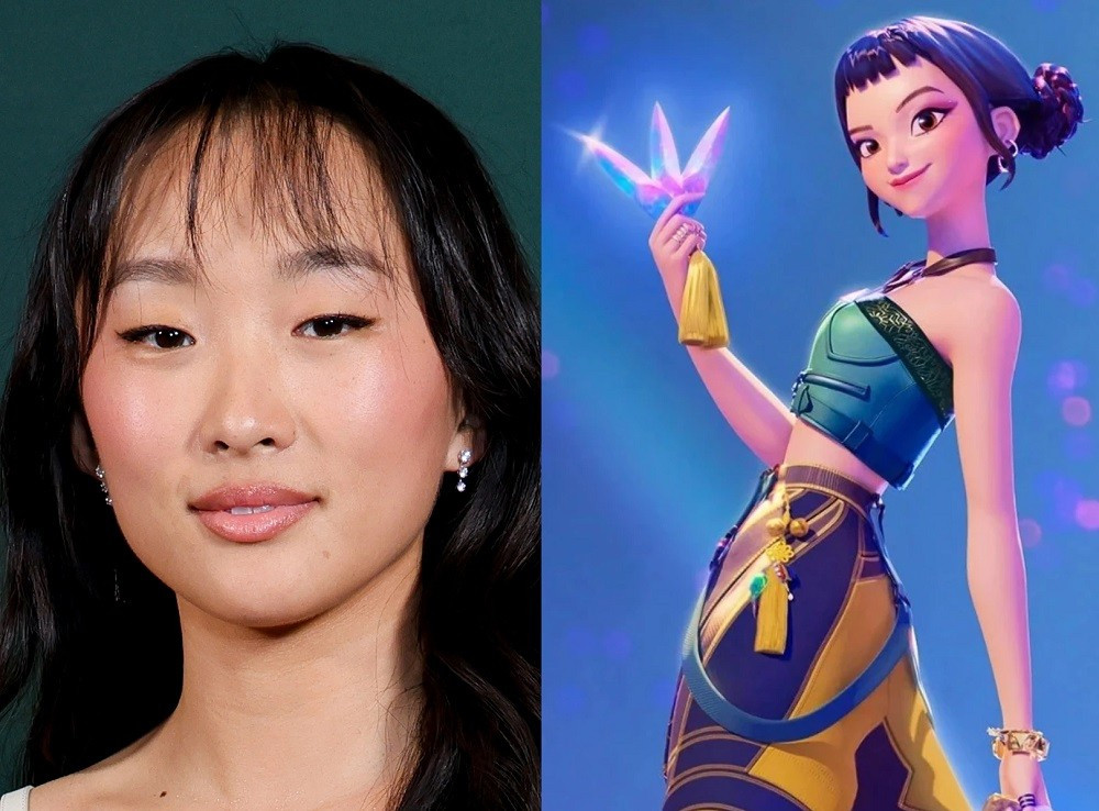Ji Young Yoo (trái) lồng tiếng cho nhân vật Zoey (phải) trong KPop Demon Hunters. kpop-demon-hunters-55.jpg