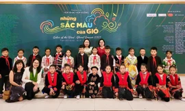 Các em nhỏ đến từ Trường Tiểu học Ca Thành, Nguyên Bình, Cao Bằng được mời dự Chương trình ngày 19-20/10/2025