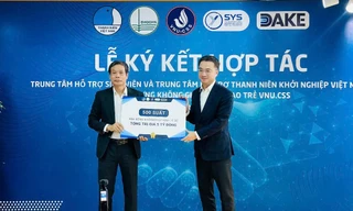 Trao 5 tỷ đồng Học bổng “Khởi nghiệp kinh tế số” cho Đại học Quốc gia Hà Nội