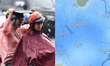 Dự báo từ mai sẽ có mưa kéo dài trong nhiều ngày ở Hà Nội
