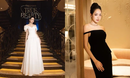 Trước ồn ào bộ đầm tím, Hoa hậu Thanh Thủy từng diện nhiều váy dạ hội đẹp đỉnh