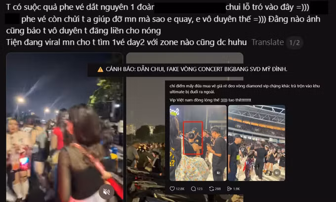 Concert BIGBANG tại Hà Nội: Phát hiện nhiều người đeo vòng "pha-ke", phe vé dẫn khách chui