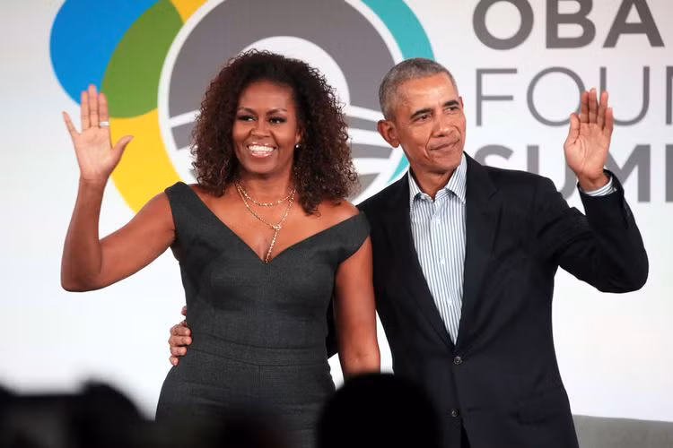 Cựu Tổng thống Barack Obama và phu nhân Michelle. (Ảnh: Getty)