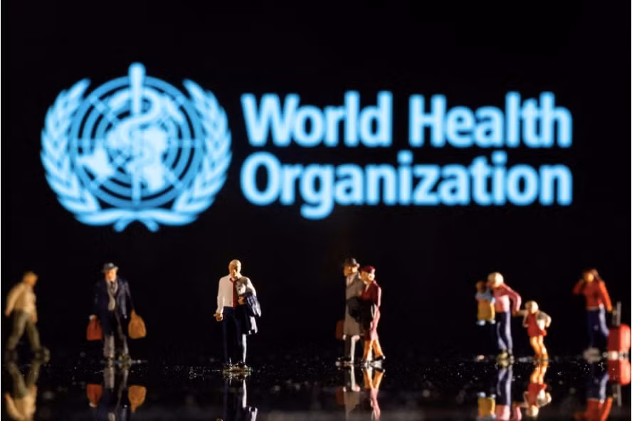 Logo của Tổ chức Y tế Thế giới. (Ảnh: Reuters)