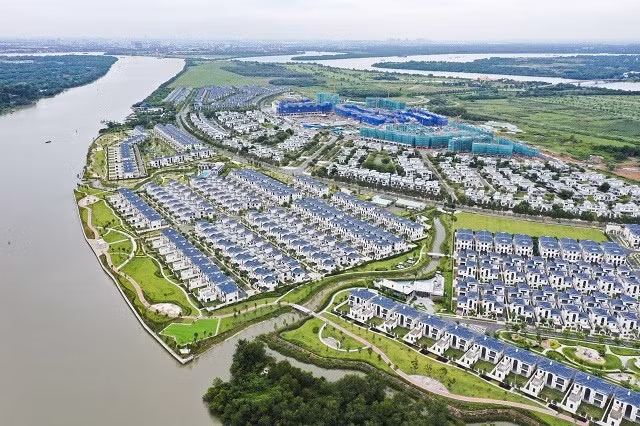 Một góc Khu đô thị sinh thái Đại Phước.