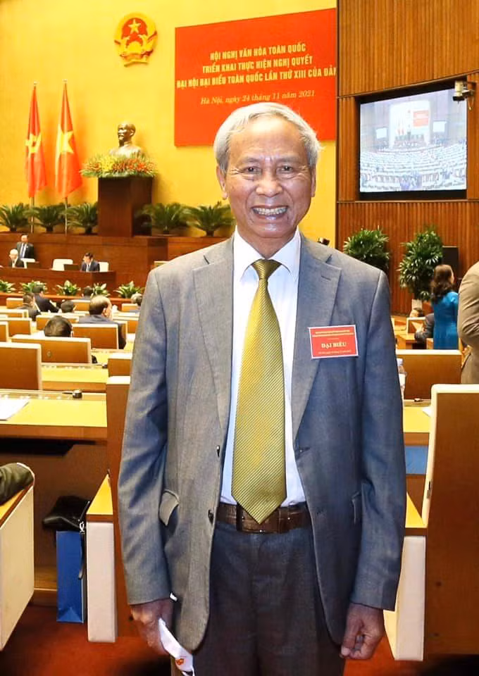 PGS.TS. Đỗ Văn Trụ, Chủ tịch Hội Di sản Văn hóa Việt Nam.