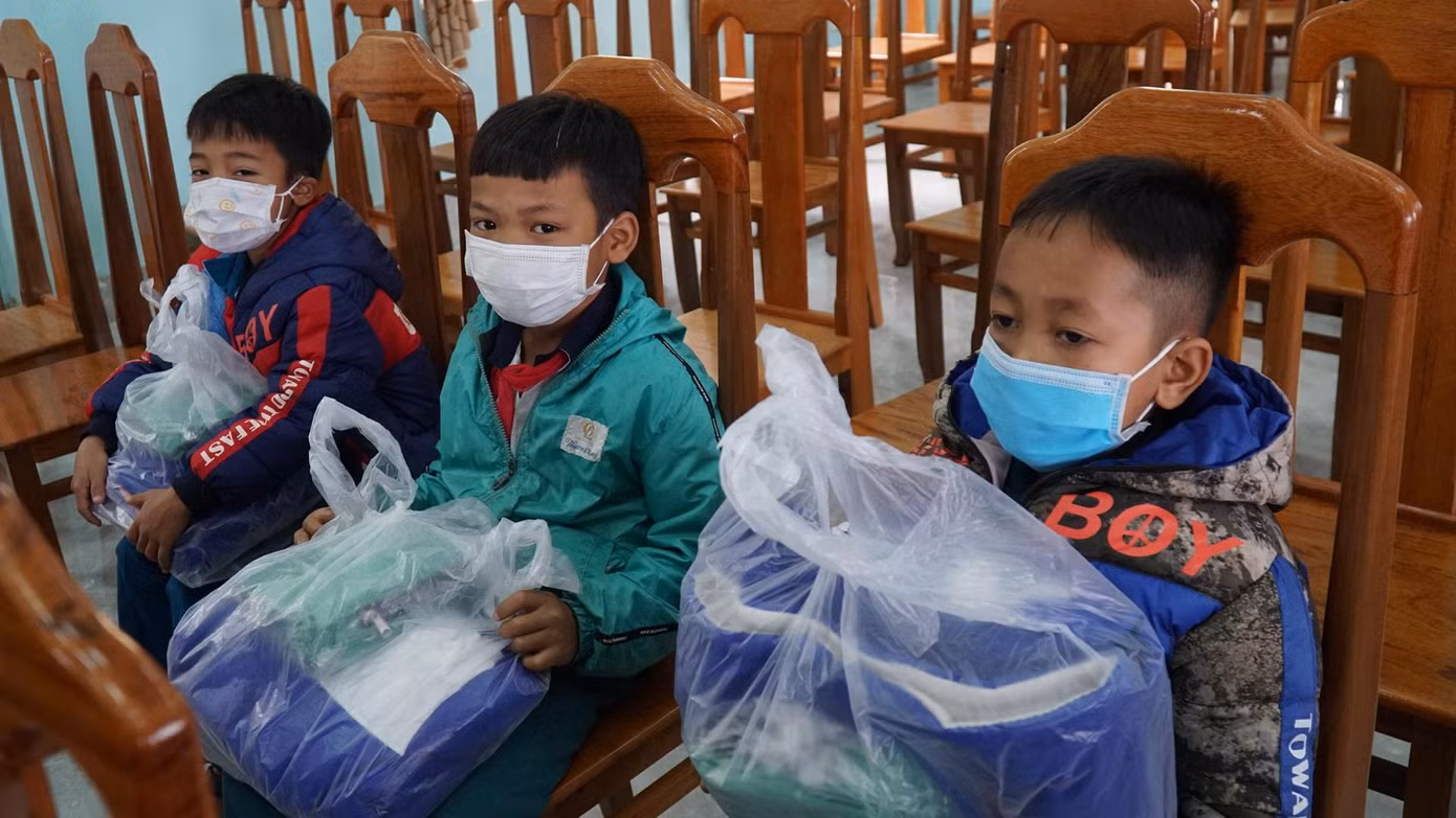 Món quà tết bất ngờ đối với trẻ em vùng cao