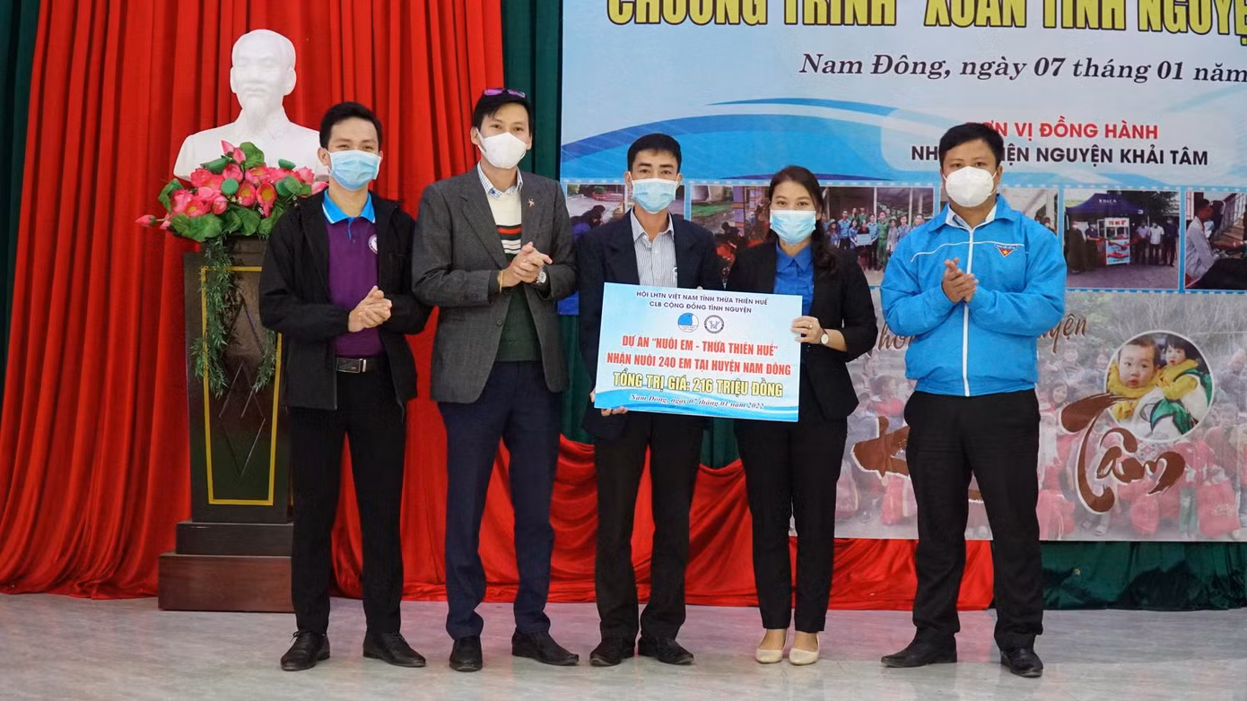 Chính thức khởi động dự án "Nuôi em - TT-Huế" tại vùng cao Nam Đông