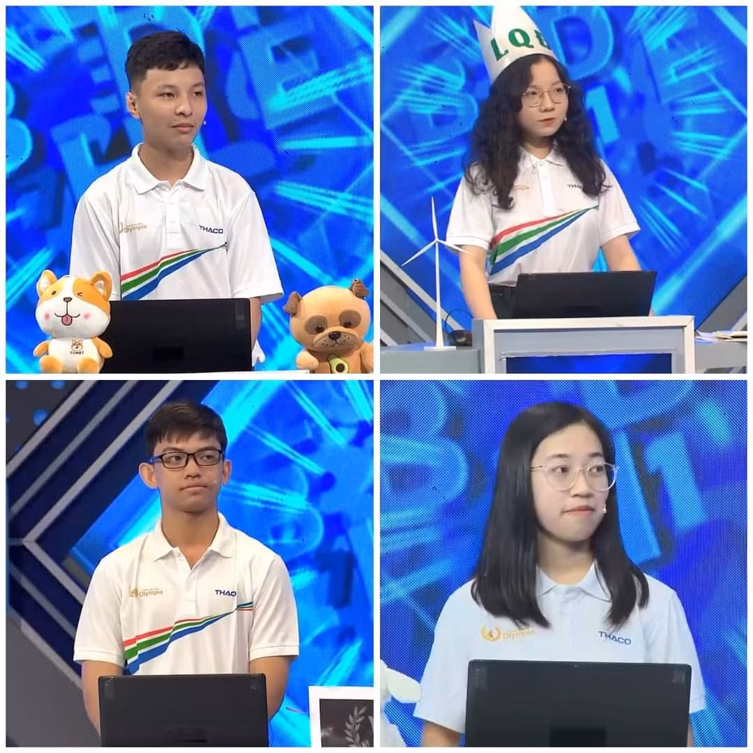 4 nhà leo núi của tuần 2, tháng 1, quý 4. Ảnh: Fanpage Đường Lên Đỉnh Olympia