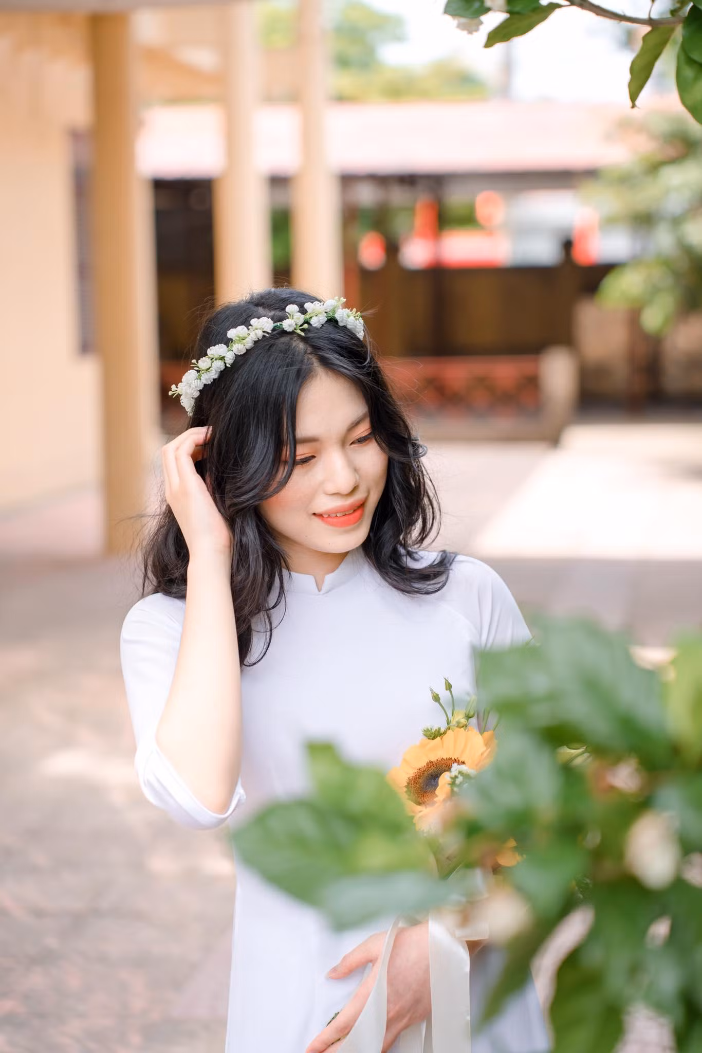 Dù đã nắm chắc suất vào hai trường đại học bằng phương thức xét học bạ, Thu Hương vẫn chờ đợi điểm thi tốt nghiệp THPT Quốc gia. Ảnh: NVCC Dù đã nắm chắc suất vào hai trường đại học bằng phương thức xét học bạ, Thu Hương vẫn chờ đợi điểm thi tốt nghiệp THPT Quốc gia. Ảnh: NVCC
