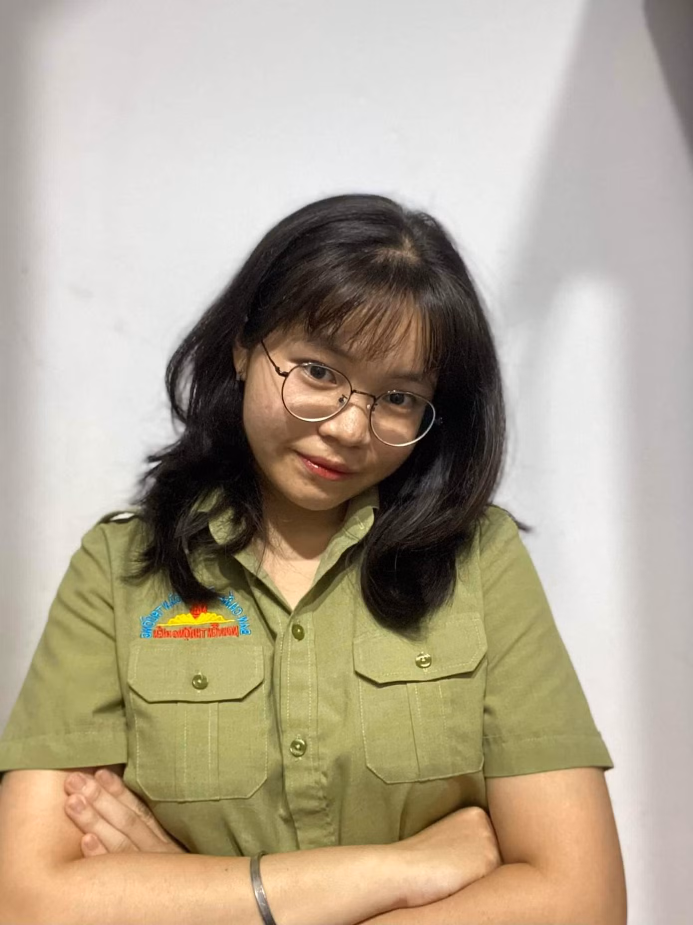 Bạn Khánh Linh "thả tim" tuyệt đối cho Ngày hội học sinh THPT năm học 2022 - 2023. Ảnh: NVCC Bạn Khánh Linh "thả tim" tuyệt đối cho Ngày hội học sinh THPT năm học 2022 - 2023. Ảnh: NVCC