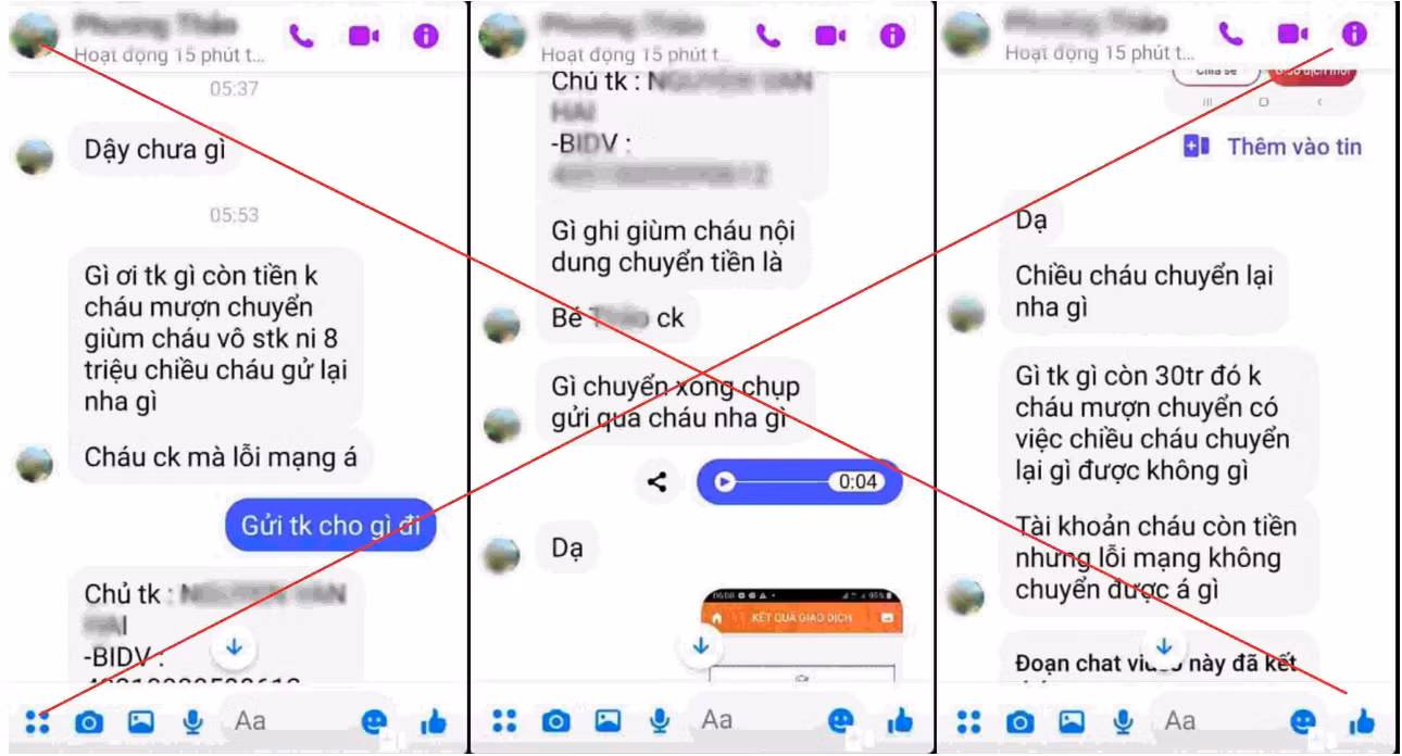 Các đối tượng lừa đảo sử dụng nhiều hình thức, gọi điện, nhắn tin để lừa nạn nhân nhằm chiếm đoạt tiền.