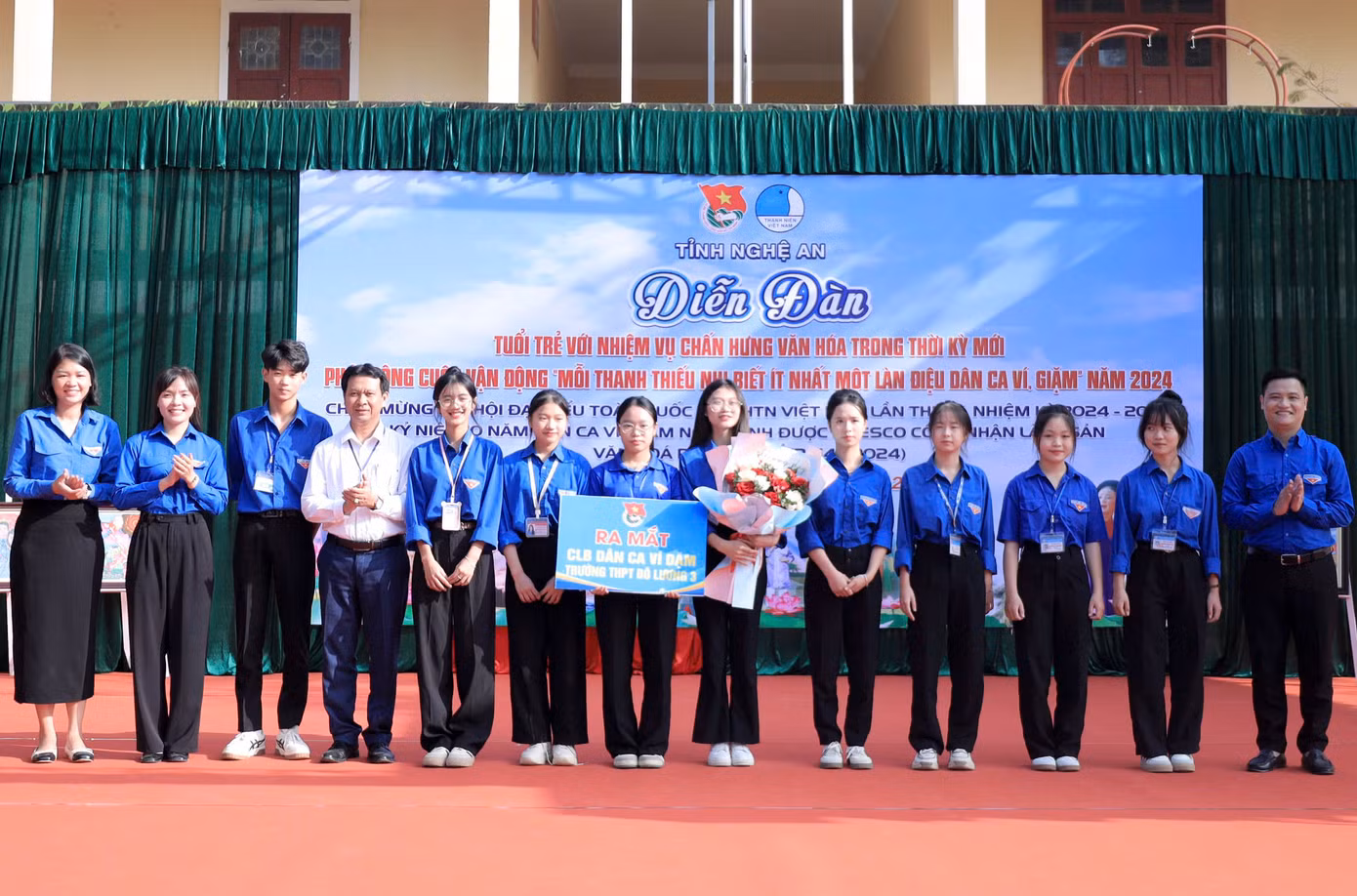 Tại diễn đàn, Ban Thường vụ Tỉnh Đoàn Nghệ An chính thức phát động Cuộc vận động “Mỗi thanh thiếu nhi hãy biết và thuộc ít nhất 1 làn điệu dân ca Ví, Giặm”. Theo đó yêu cầu các cấp bộ đoàn toàn tỉnh tiếp tục đẩy mạnh việc bồi đắp, nâng cao nhận thức của thanh niên trong bảo tồn các giá trị văn hóa dân tộc mà trước nhất là văn hóa của chính mảnh đất nơi mình sinh ra, duy trì và thành lập mới các CLB thanh niên bảo tồn văn hóa dân tộc.
