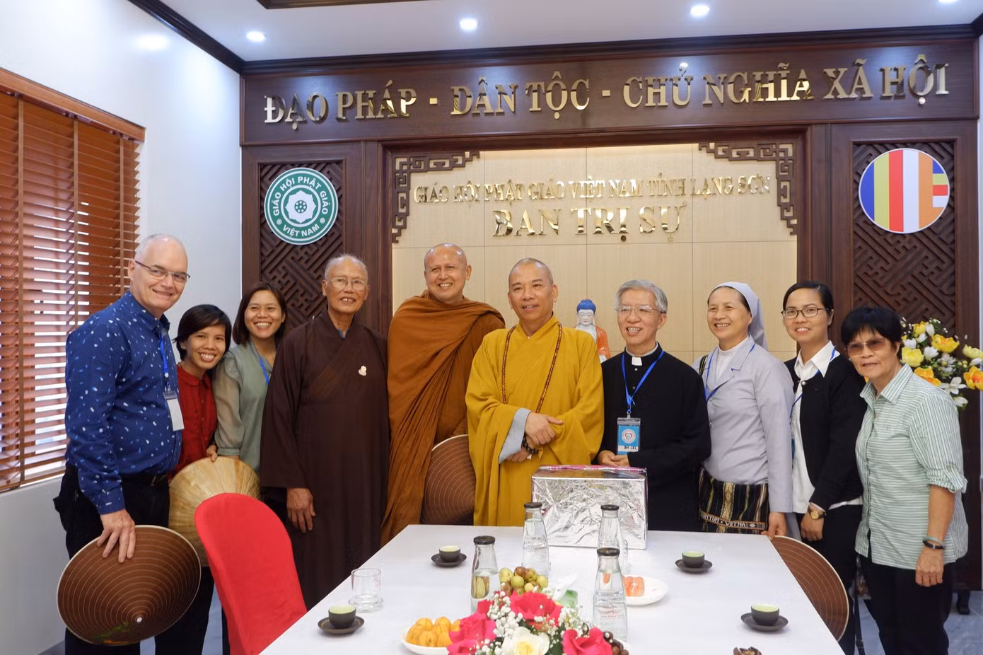 Đoàn kết giữa các tôn giáo. Ảnh: Duy Chiến Đoàn kết giữa các tôn giáo. Ảnh: Duy Chiến