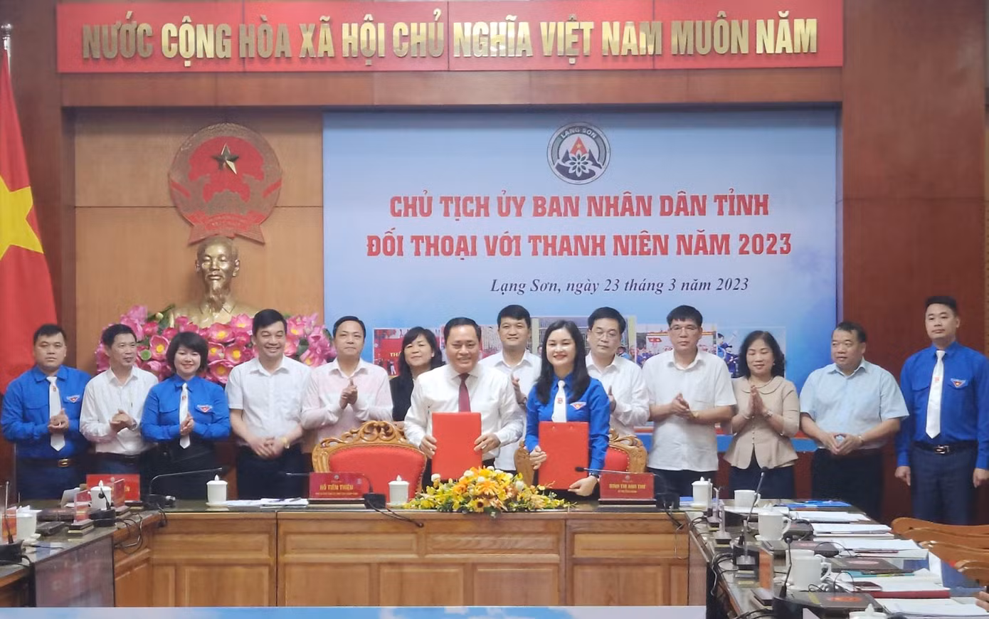 Lễ Ký kết Quy chế phối hợp công tác giữa UBND tỉnh Lạng Sơn và Ban Chấp hành Tỉnh Đoàn Lạng Sơn giai đoạn 2023-2027. Lễ Ký kết Quy chế phối hợp công tác giữa UBND tỉnh Lạng Sơn và Ban Chấp hành Tỉnh Đoàn Lạng Sơn giai đoạn 2023-2027.