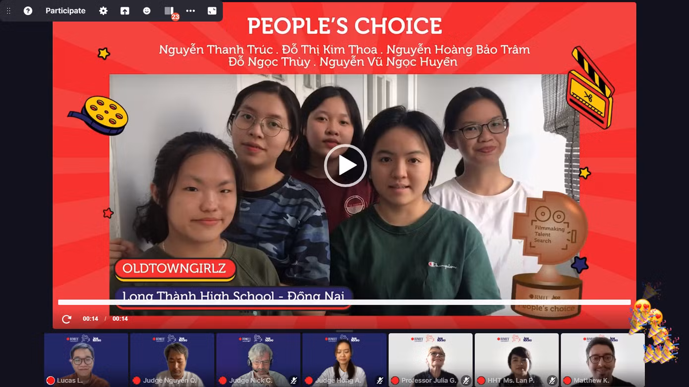 Giải phim được yêu thích nhất đã thuộc về đội OLDTOWNGIRLZ với tác phẩm "Lục".